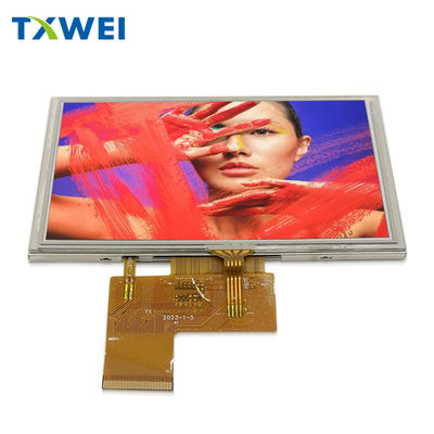 550nits 5 Inch Capacitive Touchscreen IPS Untuk kontrol industri layar tampilan PDA genggam medis