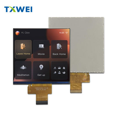 3.95 inci 480*480 Square TFT Display 400nits High Brightness TFT LCD Module