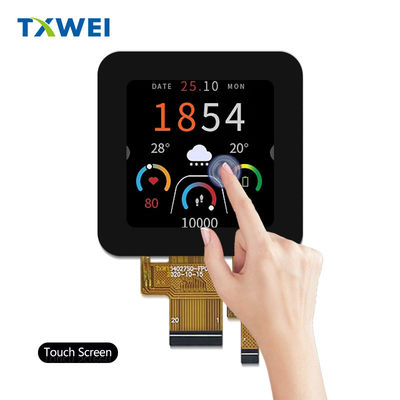 1.54 inci 240 * 240IPS remote control cerdas peralatan rumah tangga kecil layar sentuh LCD persegi