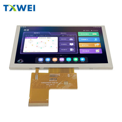 5 inci IPS LCD TFT 800*480 Resolusi RGB 24 Interface LCD Display Module Dengan ST7262