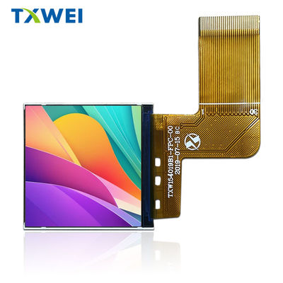 1.54 inci dengan RGB 16 BIT Interface 700nits Square LCD Display Resolusi 320 * 320