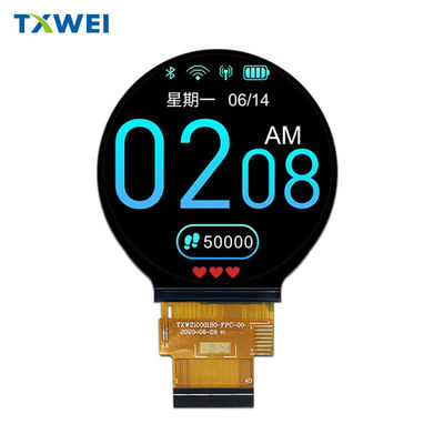 2.1 inci480*480IPS panel mesin menyapu kontrol industri medis tombol switch instrumen layar LCD melingkar