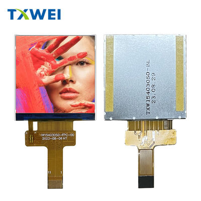 1.54 inci 240 * 240IPS layar skuter rokok elektronik persegi kecerahan 900cd/m 2 layar tampilan LCD
