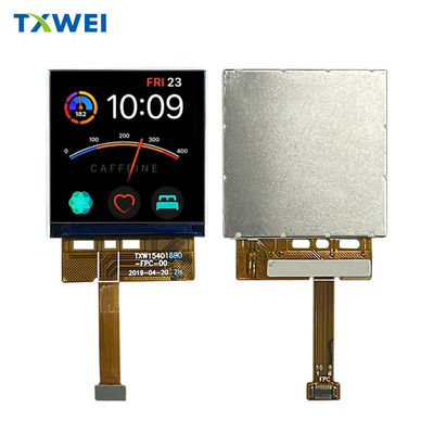 1.54 Inch Square Lcd Panel Full Color 700nits TFT LCD Screen Display