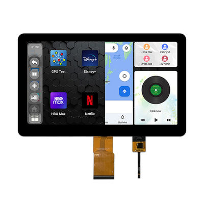 LVDS Interface 10.1 Inch TFT LCD 1024*600 Dot Dengan Kapasitas Layar Sentuh