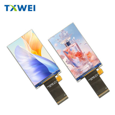 3.5 inci TFT LCD display modul 480 * 800 IPS tampilan penuh dengan RGB 18 BIT antarmuka TFT LCD display modul