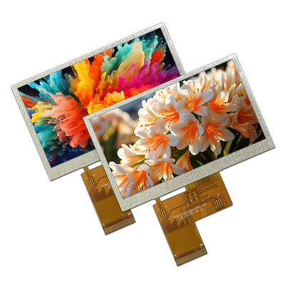 4.3 inci Industrial Medical Display 480 * 272 Dengan RGB Interface Layar LCD