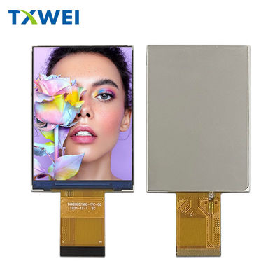 2.8 inci 480 * 640 kamera digital tampilan modul IPS 320nits dengan antarmuka RGB