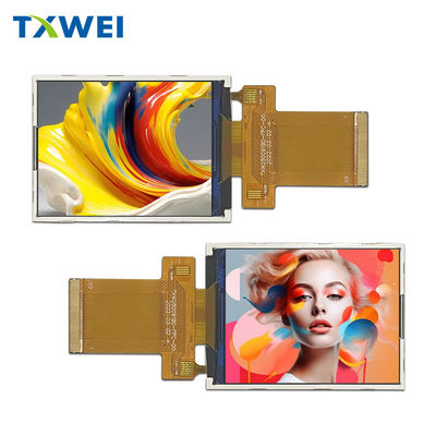 2.8 inci 400nits mesin kehadiran layar LCD tampilan 240 * 320 dengan antarmuka SPI / MCU / RGB