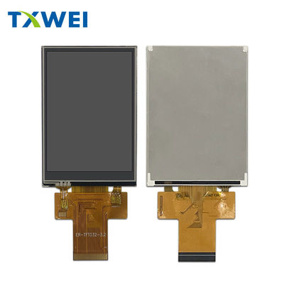 3.2-inci 240 * 320 resolusi tinggi layar sentuh resistif dengan 300nits dan MCU antarmuka