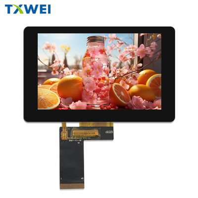5 inci TFT LCD Display Module dengan layar sentuh 800x480 Definisi layar LCD