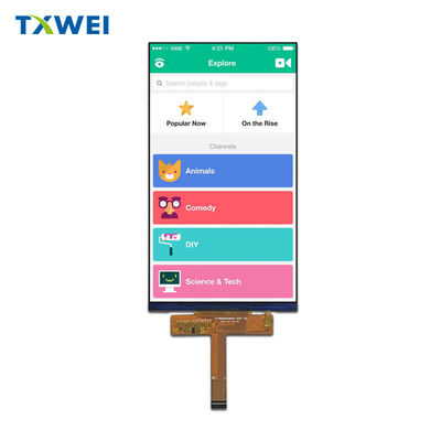 6 inci 720 * 1280 layar LCD definisi tinggi dengan antarmuka MIPI terminal genggam panel tampilan LCD