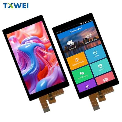 Multi Touch PCAP TFT 5.5 Inch Display MIPI Antarmuka 1080*1920 Pixels Jaminan Harga Rendah