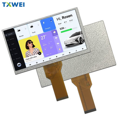 7-inci 800 * 480 Panel tampilan instrumen kendaraan RGB antarmuka layar LCD