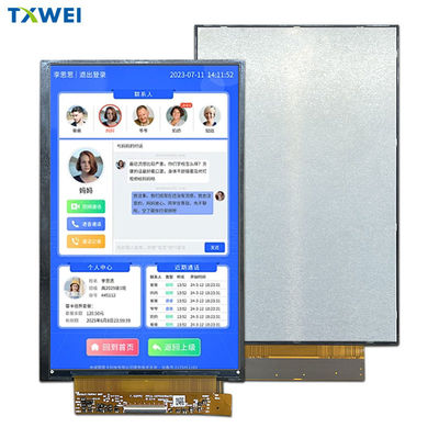7.02 inci TFT LCD Display HX8279 1200 * 1920 Titik 40 Pin Antarmuka MIPI