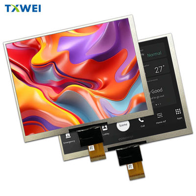 8-inci IPS layar LCD 40Pin LVDS 1024 * 768 mobil kontrol industri layar medis