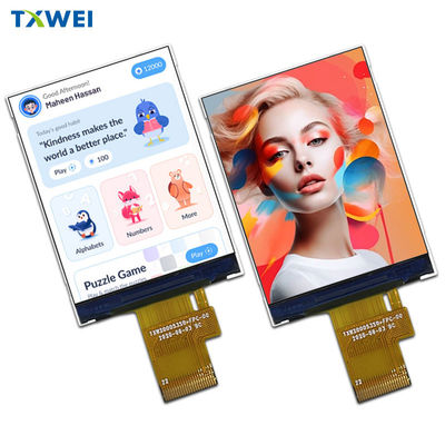 2 inci 240 * 320 Dash Cam Display Panel 400nits MCU layar kecil