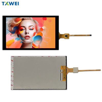 7 inci 800*1280 LVDS TFT LCD dengan CTP, PCAP Touch Screen 7 inci IPS