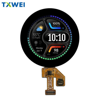 1.3-inci 240 * 240 hanya dapat dikenakan dengan tombol switch board layar layar cerdas kecerahan 500cd / m2