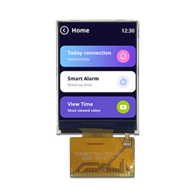 2.4 inci layar LCD sudut lebar dengan kecerahan 350cd/m 2 Serial display module carbon oven equipment