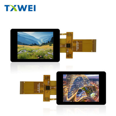 2.8 inci 40pin layar sentuh kecil kapasitif 400nits MCU 16 BIT Interface