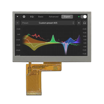 Pemandangan layar LCD berukuran 4,3 inci