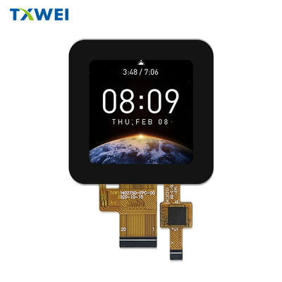 1.54inch Square LCD Display untuk MCU 8 BIT Interface Capacitive Touch Full Fit Display
