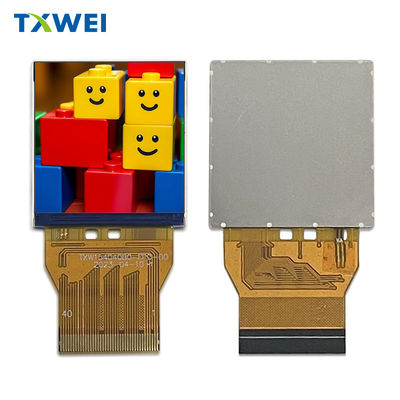 Layar LCD Jam Tangan Teleskop Persegi 1,54 inci 320*320 dengan Arus Lampu Latar 60mA dan Antarmuka RGB 18 BIT