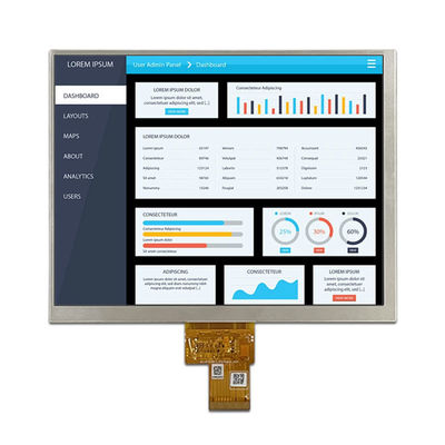 8.0-inch High Definition IPS Car Navigation LCD Display Screen Dengan 1024*768 Pixel Dan Jangkauan Suhu yang Luas