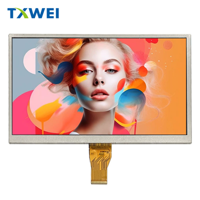 Layar Tampilan LCD IPS Medis Definisi Tinggi 10,1 inci 1024 * 600 LVDS untuk Kontrol Industri