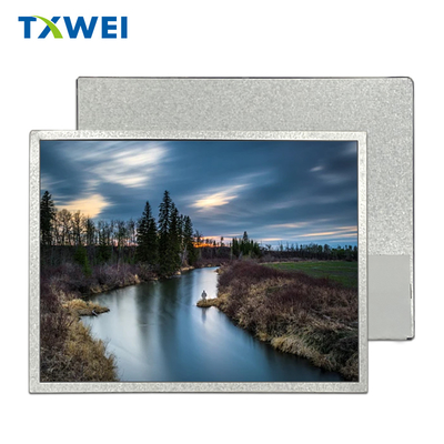 Layar LCD Kecerahan Tinggi Gamut Warna Tinggi Layar Sentuh 10,4 inci 1024*768 LVDS Suhu Lebar