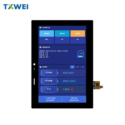 Layar sentuh kapasitif LCD 8 inci dengan antarmuka MIPI, resolusi 1200*1920, cocok untuk tampilan keamanan dan modul tampilan TFT kontrol industri