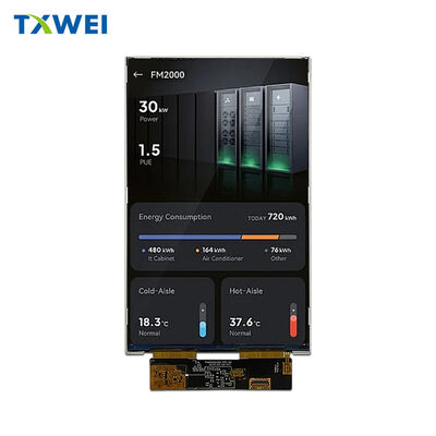 Layar LCD 8 inci dengan resolusi 1200*1920, teknologi MIPI IPS, cocok untuk tampilan keamanan dan panel tampilan kasir